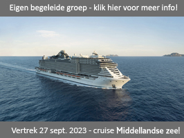 Klik hier voor  voor meer informatie rond deze groepscruise