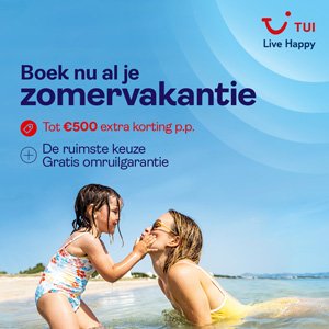 TUI vliegvakanties 2024 via Reizen De Munter in Hamme aan zelfde prijs als via TUI.BE